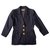 Yves Saint Laurent Vintage navy wool city coat Navy blue  ref.219666