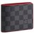 Louis Vuitton LV Multiple wallet nuevo Gris Cuero  ref.219916
