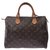 Louis Vuitton Speedy 35 Brown Cloth  ref.220252