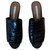 Black mule sandal with croco embossing & other stories Leather  ref.220490