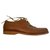 Chaussures à lacets Burberry Cuir Marron  ref.220519