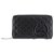 Chanel Black Cambon Ligne Lammfell Long Wallet Schwarz Leder  ref.220729