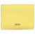 Dior Yellow Leather Card Holder Pony-style calfskin  ref.220802