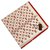 Louis Vuitton seda foulard Branco Vermelho  ref.220852