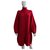 Pier Antonio Gaspari Red wool knit dress  ref.220988