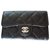 Chanel Porte-monnaie Cuir Noir  ref.221025