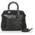 Dior Black Cannage Granville Leather Satchel Pony-style calfskin  ref.221071