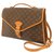 Louis Vuitton Brown Monogram Beverly Briefcase GM Leather Cloth  ref.221133