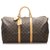 Louis Vuitton Brown Monogram Keepall 50 Leather Cloth  ref.221195