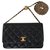 Chanel wallet on chain 2020 Black Leather  ref.221253
