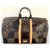 Louis Vuitton x NIGO Keepall bag 50 Brown Black Cloth  ref.221276