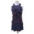 Chloé Dresses Navy blue Viscose Acetate  ref.221379