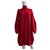 Pier Antonio Gaspari Vestido vermelho de lã virgem  ref.221491