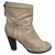 Chloé Ankle Boots Beige Leather  ref.221530