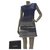 Vestido de punto con logo CC de Chanel Sz 38 Multicolor Viscosa  ref.221535