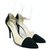 Chanel Heels Black Suede  ref.221618