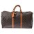 Louis Vuitton Keepall 50 Brown Cloth  ref.221716