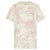 T-SHIRT DIOR DIORIVIERA Jersey de algodão e linho rosa com estampa Toile de Jouy  ref.221719