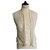 CHANEL Ecru chiffon blouse T34 very good condition Cream Silk  ref.221738