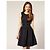 Reiss Leah Kleid schwarz aus Polyester Fit and Flare - Ansicht 2
