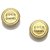 Chanel Gold Round Clip-on Earrings Golden Metal  ref.221917