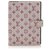 Louis Vuitton - Petite bague en mini lin avec monogramme rouge - Agenda Toile Tissu  ref.221931