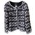 Chanel famosissima giacca di tweed Nero  ref.222014