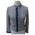 Dolce & Gabbana Jackets Blue Cream Cotton Polyester Tweed Polyamide  ref.222069
