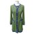 Dolce & Gabbana Manteaux, Vêtements d'extérieur Coton Lin Bleu Vert  ref.222167