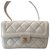 Chanel Diana shoulder White Leather  ref.222317