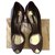 Louis Vuitton High heel Brown Leather  ref.222334