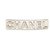 Chanel LARGE SILVER BAR HAIR CLIP Silvery Metal  ref.222364