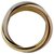Love Cartier anel "Trinity" modelo de três ouros. Ouro branco Ouro amarelo Ouro rosa  ref.222402