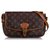 Louis Vuitton Brown Monogram Sologne Leather Cloth  ref.222564