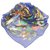 Foulard en soie imprimée bleu Chanel Tissu Multicolore  ref.222567