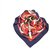 Hermès Foulard en soie Hermes rouge Eperon dOr Tissu Multicolore  ref.222589