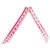 Hermès Sciarpa di seta Twilly stampata rossa di Hermes Bianco Rosso Panno  ref.222595