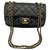 Chanel Timeless/ Classique Black Leather  ref.222704