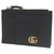 GUCCI business card case tiny coin case coin case unisex card case 574804 black Leather  ref.222756