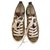 Coach Signature print canvas and leather sneakers Brown Cloth  ref.222771