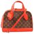 Louis Vuitton handbag Brown Cloth  ref.222775