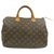 Louis Vuitton Speedy 30 Brown Cloth  ref.222863
