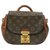 Louis Vuitton Shoulder Bag Brown Cloth  ref.222870