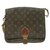 Cartouchiere Louis Vuitton Cartouchière Castaño Lienzo  ref.222886