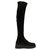Miu Miu Black Suede Boots Leather Pony-style calfskin  ref.222957