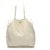 Prada White Tessuto Stampato Tote Bag Grey Nylon Cloth  ref.223016