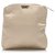 Pochette pieghevole Burberry in tessuto testurizzato marrone Beige Panno  ref.223017