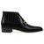 Gucci Black G Brogue Leather Ankle Boots Metal Pony-style calfskin  ref.223019