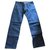 Dior Straight fit jeans, US 33. Navy blue Cotton  ref.223107