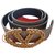 Valentino Garavani Leather belt Metallic  ref.223126
